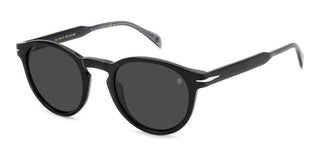 David Beckham DB 1111/S men Black Round Sunglasses