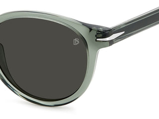 David Beckham DB 1111/S men Green Round Sunglasses