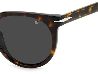 David Beckham DB 1112/S men Havana Geometric Sunglasses