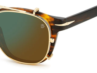 David Beckham DB 1117/CS men Havana Squared Sunglasses