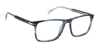 David Beckham DB 1124 men Blue Squared Eyeglasses