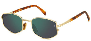 David Beckham DB 1129/S men Gold Squared Sunglasses