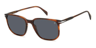 David Beckham DB 1141/S men Brown Rectangle Sunglasses