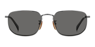 David Beckham DB 1143/S men Grey Rectangle Sunglasses