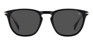 David Beckham DB 1160/S men Black Rectangle Sunglasses