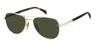 David Beckham DB 1175/S men Gold Pilot Sunglasses