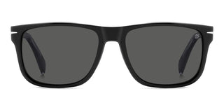 David Beckham DB 1188/C men Black Rectangle Sunglasses