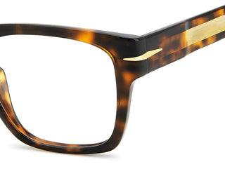 David Beckham DB 7020/BOLD men Havana Geometric Eyeglasses