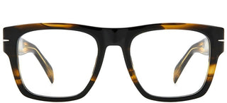 David Beckham DB 7020/BOLD men Brown Geometric Eyeglasses