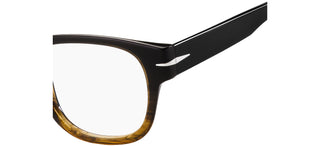 David Beckham DB 7025 men Brown Geometric Eyeglasses