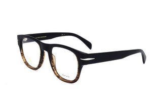 David Beckham DB 7025 men Brown Geometric Eyeglasses