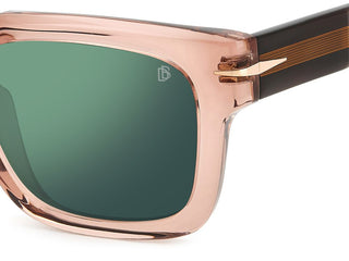 David Beckham DB 7100/S men Pink Squared Sunglasses