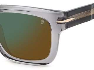 David Beckham DB 7100/S men Grey Squared Sunglasses