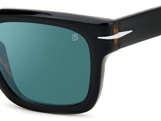 David Beckham DB 7100/S men Havana Squared Sunglasses