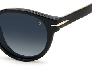 David Beckham DB 7104/CS men Black Squared Sunglasses