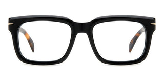 David Beckham DB 7107 men Havana Squared Eyeglasses