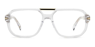 David Beckham DB 7108 men Transparent Geometric Eyeglasses