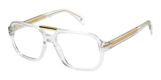 David Beckham DB 7108 men Transparent Geometric Eyeglasses