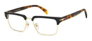 David Beckham DB 7112 men Havana Geometric Eyeglasses