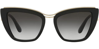 Dolce & Gabbana DEVOTION DG 6144 women Black Cat Eye Sunglasses