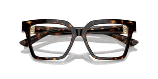 Dolce & Gabbana DG3395 women Havana Squared Eyeglasses