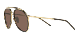 Dolce & Gabbana DG 2277 men Gold Pilot Sunglasses