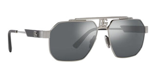 Dolce & Gabbana DG 2294 men Silver Geometric Sunglasses