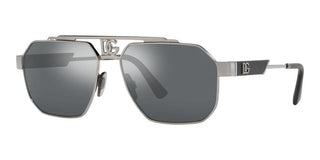 Dolce & Gabbana DG 2294 men Silver Geometric Sunglasses