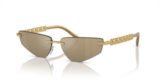 Dolce & Gabbana DG 2301 women Gold Geometric Sunglasses