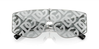 Dolce & Gabbana DG 2305 men Silver Shield Sunglasses