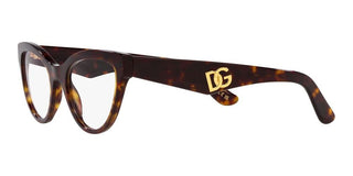 Dolce & Gabbana DG 3372 women Havana Cat Eye Eyeglasses