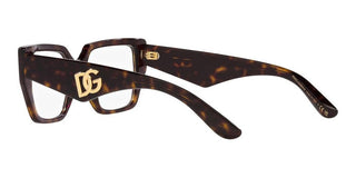 Dolce & Gabbana DG 3373 women Havana Squared Eyeglasses