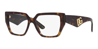 Dolce & Gabbana DG 3373 women Havana Squared Eyeglasses