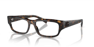 Dolce & Gabbana DG 3381 men Havana Geometric Eyeglasses