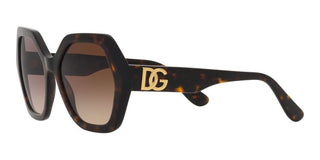 Dolce & Gabbana DG 4406 women Havana Geometric Sunglasses