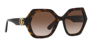 Dolce & Gabbana DG 4406 women Havana Geometric Sunglasses