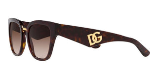 Dolce & Gabbana DG 4437 women Havana Geometric Sunglasses