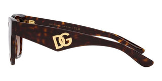 Dolce & Gabbana DG 4437 women Havana Geometric Sunglasses