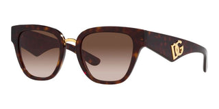 Dolce & Gabbana DG 4437 women Havana Geometric Sunglasses