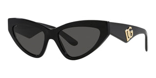 Dolce & Gabbana DG 4439 women Black Cat Eye Sunglasses