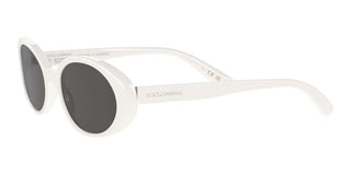 Dolce & Gabbana DG 4443 women White Oval Sunglasses