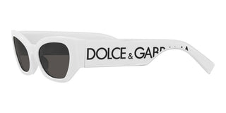 Dolce & Gabbana DG 6186 women White Cat Eye Sunglasses