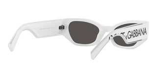 Dolce & Gabbana DG 6186 women White Cat Eye Sunglasses