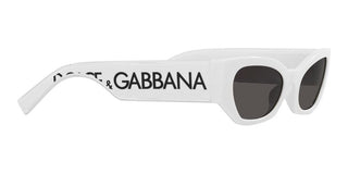 Dolce & Gabbana DG 6186 women White Cat Eye Sunglasses