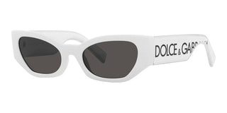 Dolce & Gabbana DG 6186 women White Cat Eye Sunglasses