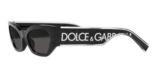 Dolce & Gabbana DG 6186 women Black Cat Eye Sunglasses