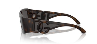 Dolce & Gabbana DG 6197 unisex Havana Rectangle Sunglasses