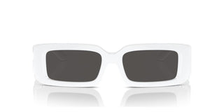 Dolce & Gabbana DG 6197 unisex White Rectangle Sunglasses