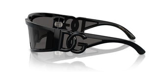 Dolce & Gabbana DG 6198 unisex Black Rectangle Sunglasses