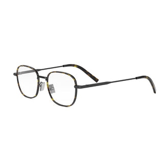 DIOR DiorBlackSuitO S22F men Black Squared Eyeglasses